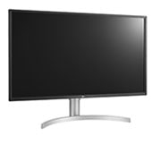 LG شاشة UHD حجم 32 بوصة (2160 × 3840) مزودة بتقنية فيزا HDR 600، مزامنة Radeon Free-Sync، منفذ USB C، حامل قابل للتعديل، فضية اللون, 32UL750-W, thumbnail 3