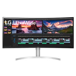 شاشة 38WN95C-W المنحنية UltraWide QHD+ IPS بحجم 38 بوصة تتوافق مع تقنية ™G-SYNC2