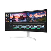 LG شاشة 38WN95C-W المنحنية UltraWide QHD+ IPS بحجم 38 بوصة تتوافق مع تقنية ™G-SYNC, 38WN95C-W, thumbnail 2