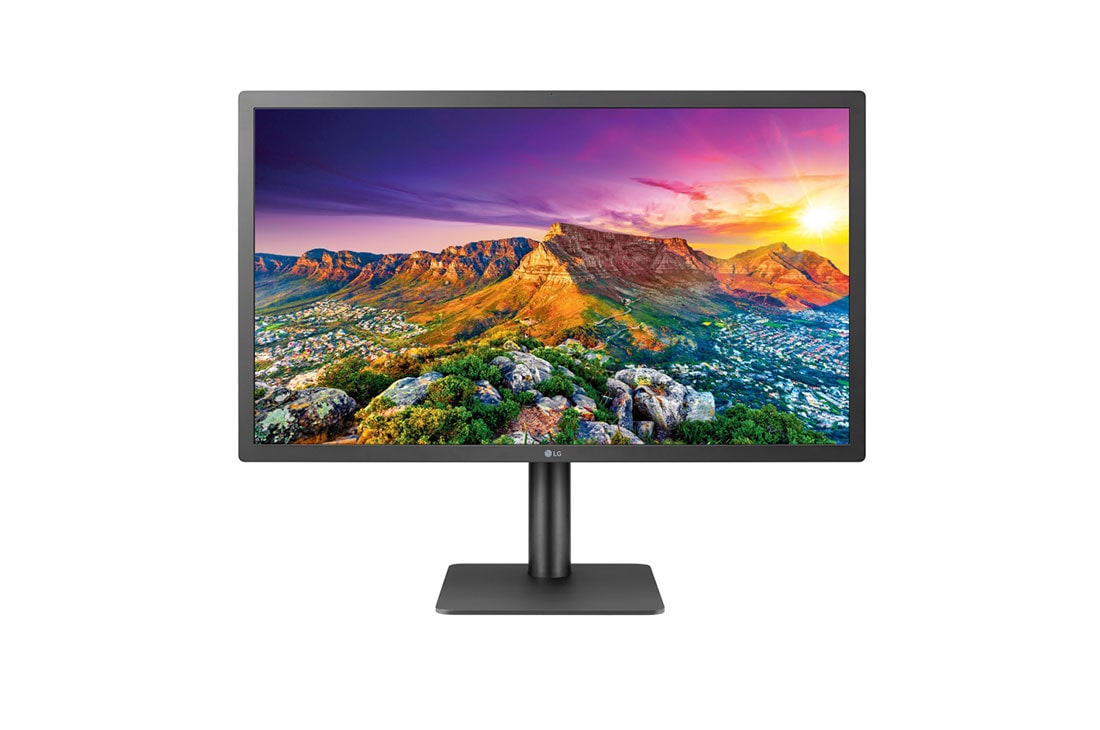 LG شاشة UltraFine 4K UHD IPS حجم 24 بوصة من إل جي تتوافق مع أنظمة تشغيل أجهزة ماك, 24MD4KL-B