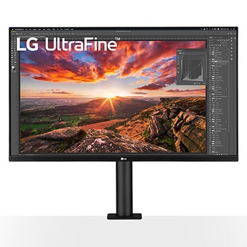 شاشة ™UltraFine حجم 32 بوصة، شاشة Ergo IPS، بدقة UHD 4K، وبتقنية HDR10، مع منفذ USB C، سوداء اللون1