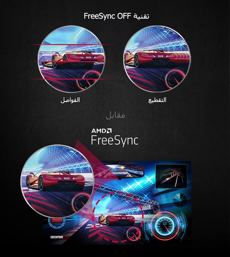 تقنية AMD FreeSync : الفواصل والتقطيع على الشاشة