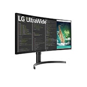 LG شاشة منحنية ™UltraWide كيو.أتش.دي أتش.دي.آر في.أيه 35 إنش, عرض جانبي أكبر من 60 درجة, 35WN75C-B, thumbnail 4
