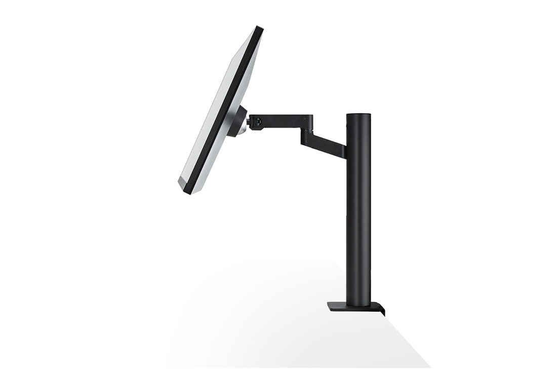 LG شاشة Ergo IPS بدقة UHD 4K، حجم 27 بوصة مع منفذ USB C، تصميم مريح, مظهر جانبي مع إمالة الشاشة لأعلى, 27UN880-B, thumbnail 9