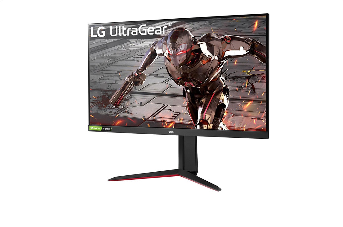 LG شاشة الألعاب UltraGear™ بدقة Full HD، حجم 32 بوصة، بمعدل تحديث 165 هرتز، وسجل تمهيد رئيسي 1 مللي ثانية، ومتوافقة مع تقنية ®G-SYNC من إنفيديا®، مع حامل قابل للتعديل, عرض جانبي أكبر من 15 درجة, 32GN550-B, thumbnail 2