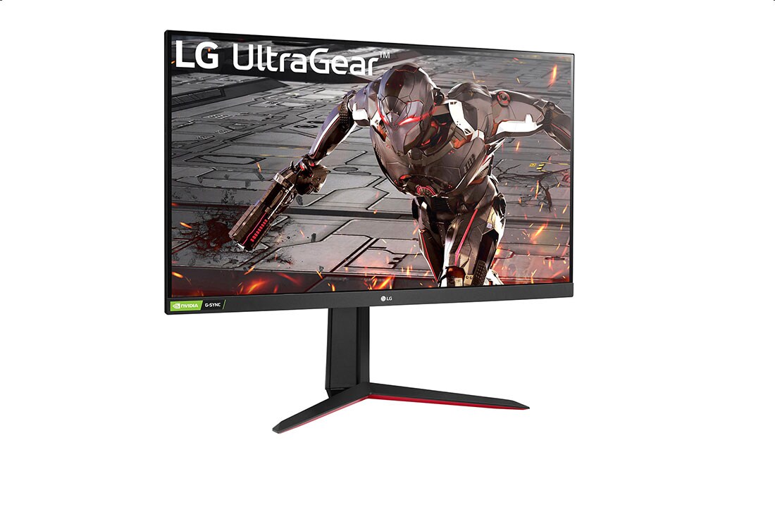 LG شاشة الألعاب UltraGear™ بدقة Full HD، حجم 32 بوصة، بمعدل تحديث 165 هرتز، وسجل تمهيد رئيسي 1 مللي ثانية، ومتوافقة مع تقنية ®G-SYNC من إنفيديا®، مع حامل قابل للتعديل, عرض جانبي أكبر من 15 درجة, 32GN550-B, thumbnail 3