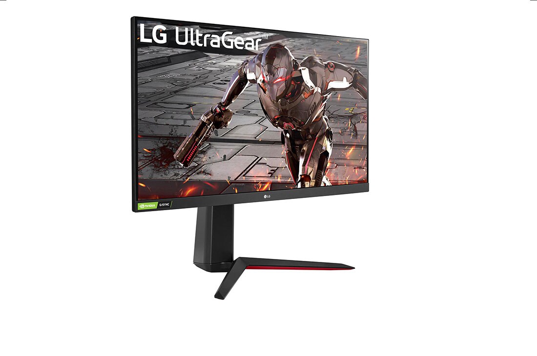 LG شاشة الألعاب UltraGear™ بدقة Full HD، حجم 32 بوصة، بمعدل تحديث 165 هرتز، وسجل تمهيد رئيسي 1 مللي ثانية، ومتوافقة مع تقنية ®G-SYNC من إنفيديا®، مع حامل قابل للتعديل, عرض منظوري, 32GN550-B, thumbnail 4