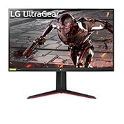 LG شاشة الألعاب UltraGear™ بدقة Full HD، حجم 32 بوصة، بمعدل تحديث 165 هرتز، وسجل تمهيد رئيسي 1 مللي ثانية، ومتوافقة مع تقنية ®G-SYNC من إنفيديا®، مع حامل قابل للتعديل, عرض أمامي, 32GN550-B, thumbnail 1