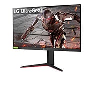 LG شاشة الألعاب UltraGear™ بدقة Full HD، حجم 32 بوصة، بمعدل تحديث 165 هرتز، وسجل تمهيد رئيسي 1 مللي ثانية، ومتوافقة مع تقنية ®G-SYNC من إنفيديا®، مع حامل قابل للتعديل, عرض جانبي أكبر من 15 درجة, 32GN550-B, thumbnail 2