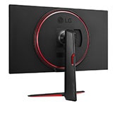 LG شاشة الألعاب UltraGear™ بدقة Full HD، حجم 32 بوصة، بمعدل تحديث 165 هرتز، وسجل تمهيد رئيسي 1 مللي ثانية، ومتوافقة مع تقنية ®G-SYNC من إنفيديا®، مع حامل قابل للتعديل, مظهر يوضح الجانب العلوي, 32GN550-B, thumbnail 7