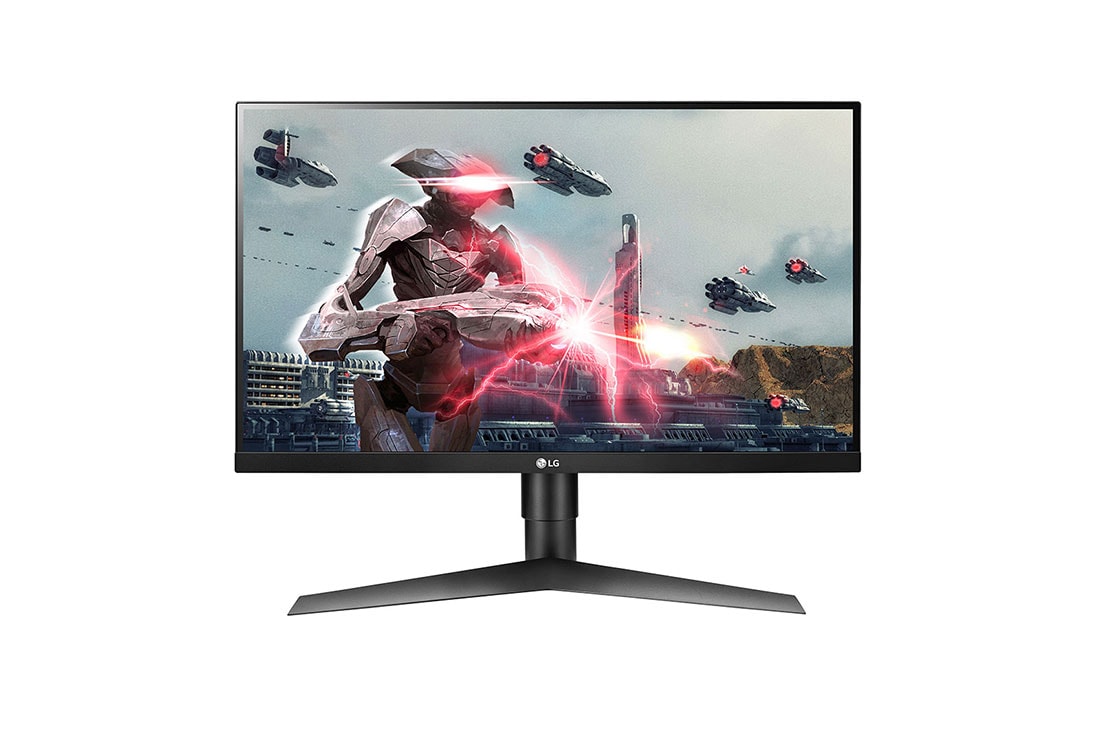 LG شاشة الألعاب ™27GL63T-B UltraGear، بحجم 27 بوصة، بدقة Full HD IPS، تتوافق مع تقنية ™G-SYNC، ذات معدل تحديث 144 هرتز، وحامل قابل للتعديل, 27GL63T-B, 27GL63T-B