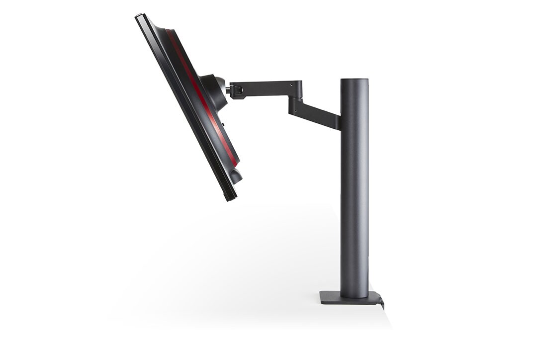 LG شاشة الألعاب Ergo مقاس 27 بوصة بتقنية UltraGear™ Nano IPS 1ms (GtG)، معدل تحديث 144 هرتز، تقنية AMD FreeSync، حامل مريح, منظر جانبي لشاشة مائلة بمقدار +25 درجة , 27GN880-B, thumbnail 8