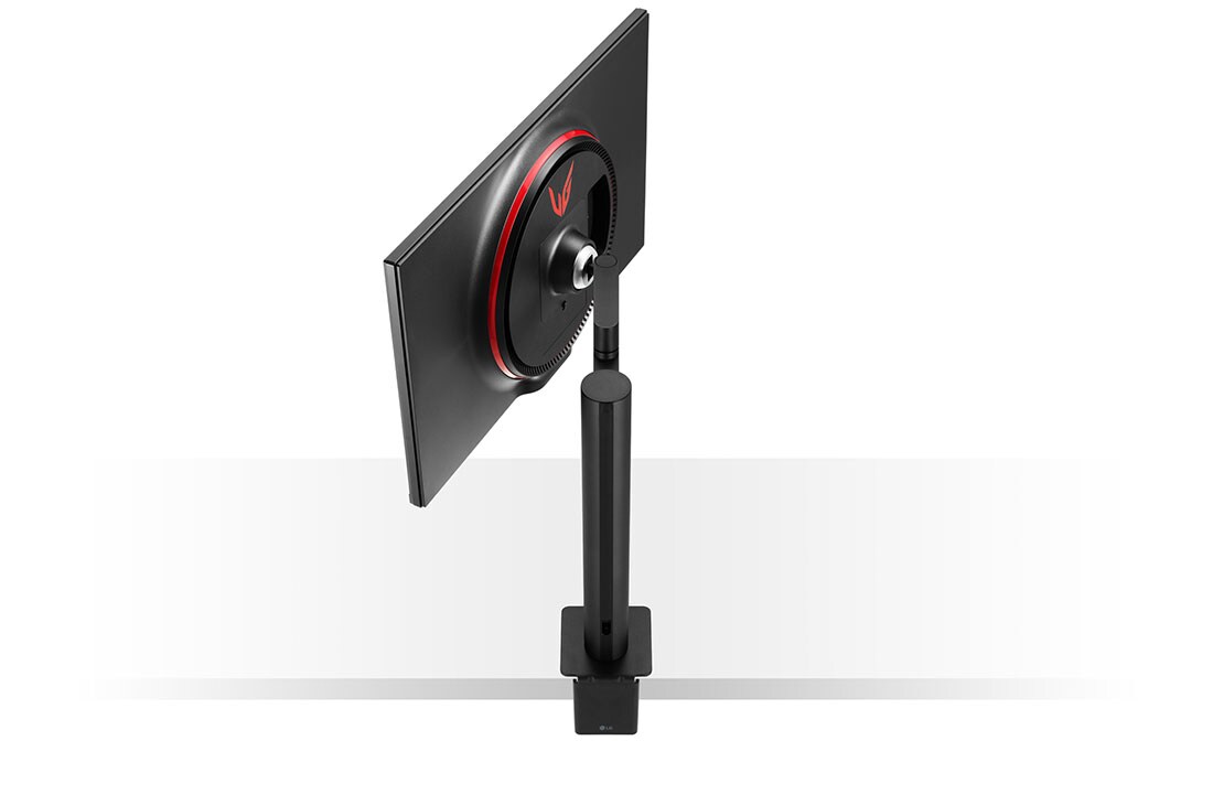 LG شاشة الألعاب Ergo مقاس 27 بوصة بتقنية UltraGear™ Nano IPS 1ms (GtG)، معدل تحديث 144 هرتز، تقنية AMD FreeSync، حامل مريح, منظور خلفي لشاشة مستديرة بمقدار +70 درجة, 27GN880-B, thumbnail 11