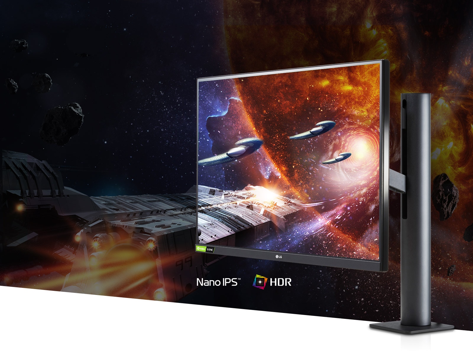 يدعم تقنية Nano IPS & HDR10