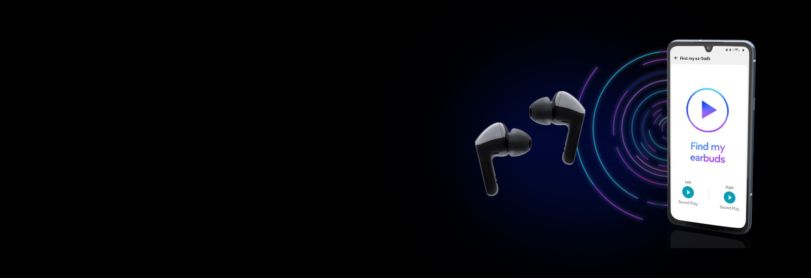 تحديد مكان سماعات الأذن