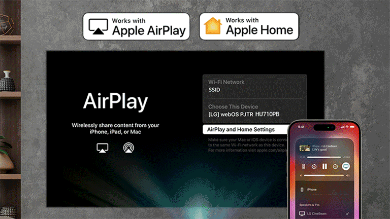 مشهد العرض المتطابق مع الأجهزة الذكية - Apple وAndroid.