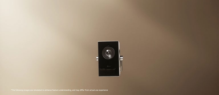 يتم تفكيك جهاز عرض LG CineBeam وإعادة تجميعه.	