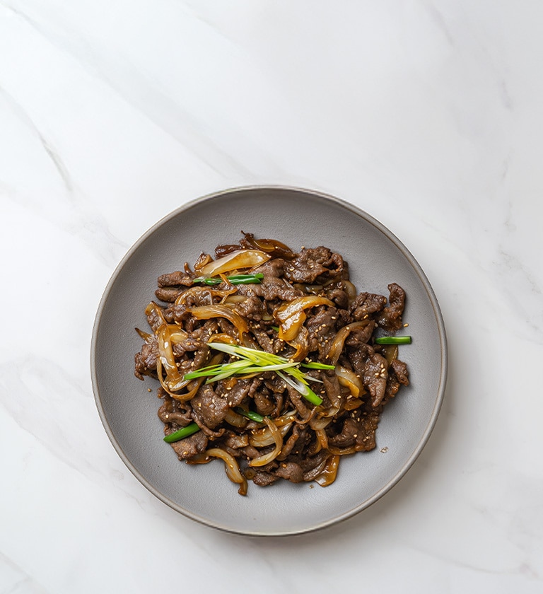 AI-generated image of a Bulgogi dish.