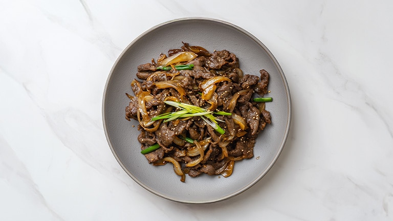 AI-generated image of a Bulgogi dish.