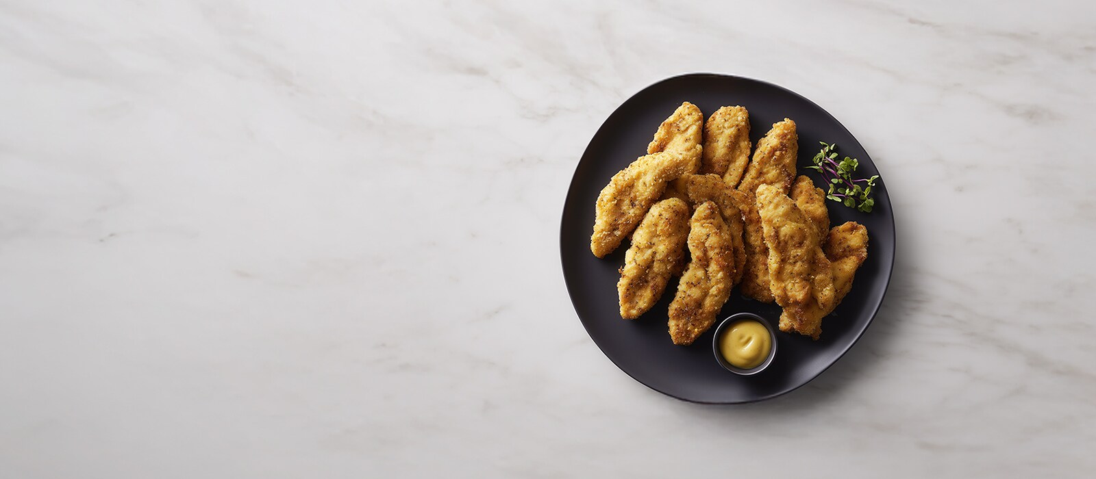 AI-generated image of a Frozen chicken tenders dish.
