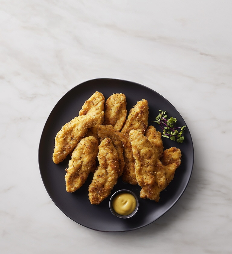 AI-generated image of a Frozen chicken tenders dish.