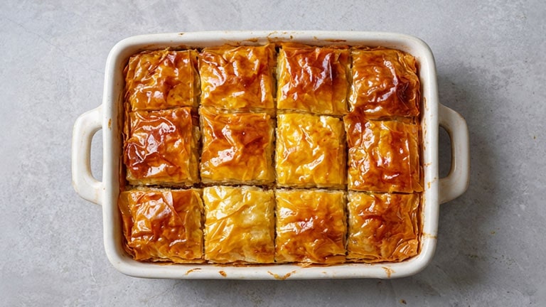 AI-generated image of a goulash dish.	