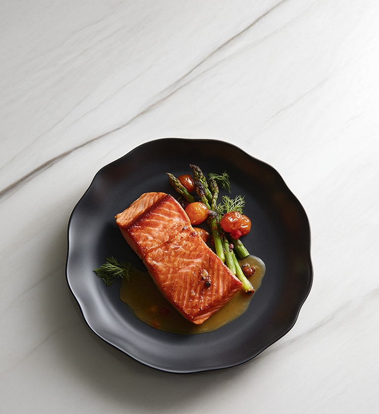 AI-generated image of a Salmon dish.