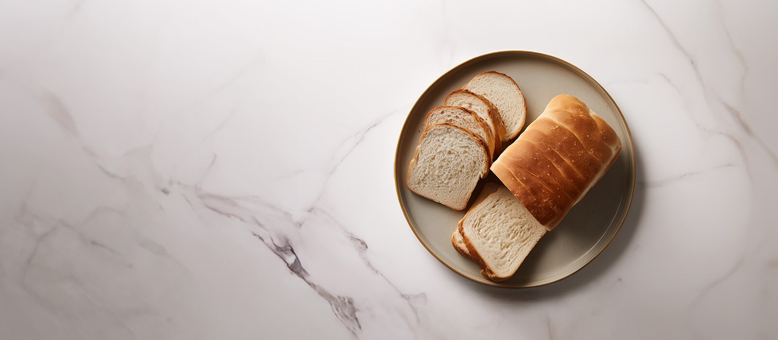 AI-generated image of a White bread dish.