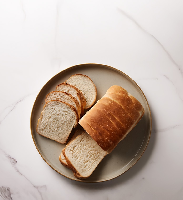 AI-generated image of a White bread dish.