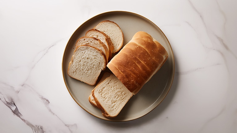 AI-generated image of a White bread dish.
