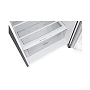 LG ثلاجة بمجمدة علوية، بلاتين فضي، ضاغط طولي عاكس، تقنية ™⁺DoorCooling، تدفق هواء متعدد, GR-C539HLCU, thumbnail 7