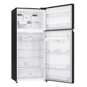 LG ثلاجة بمجمدة علوية، أسود زجاجي، ضاغط طولي عاكس، تقنية ™+HygieneFresh، تقنية ™⁺DoorCooling, GN-C732SGGU, thumbnail 8