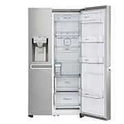 LG ثلاجة ذات بابين متجاورين بتقنية<br>®Door-in-Door, ضاغط طولي عاكس، تقنية ™+Hygiene FRESH، تقنية ThinQ, GR-J337CSAL, thumbnail 2