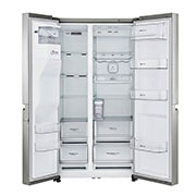 LG ثلاجة ذات بابين متجاورين بتقنية<br>®Door-in-Door, ضاغط طولي عاكس، تقنية ™+Hygiene FRESH، تقنية ThinQ, GR-J337CSAL, thumbnail 3