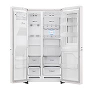 LG ثلاجة ذات بابين متجاورين،<br>™InstaView Door-in-Door ،لون أبيض، تقنية ™+Hygiene FRESH، تقنية ™ThinQ, GR-X257CVVV, thumbnail 5