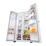 LG ثلاجة ذات بابين متجاورين،<br>™InstaView Door-in-Door ،لون أبيض، تقنية ™+Hygiene FRESH، تقنية ™ThinQ, GR-X257CVVV, thumbnail 13