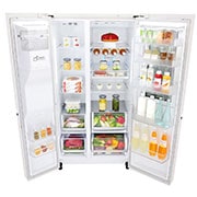 LG ثلاجة ذات بابين متجاورين،<br>™InstaView Door-in-Door ،لون أبيض، تقنية ™+Hygiene FRESH، تقنية ™ThinQ, GR-X257CVVV, thumbnail 14