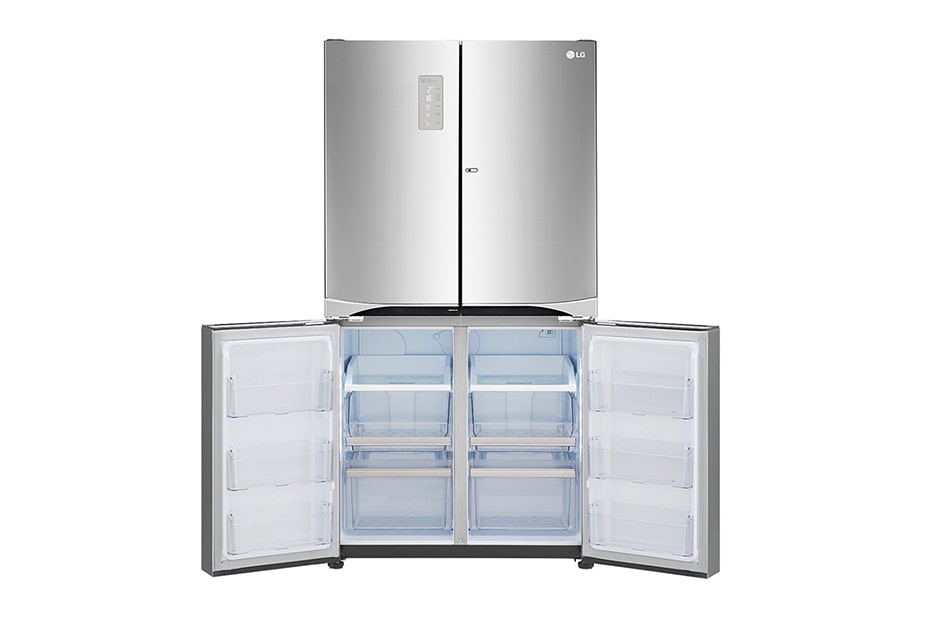 LG الباب في الباب جنبا إلى جنب بريميوم لامعة الحديثة الصلب الثلاجة, GR-M33FWCHL, thumbnail 4