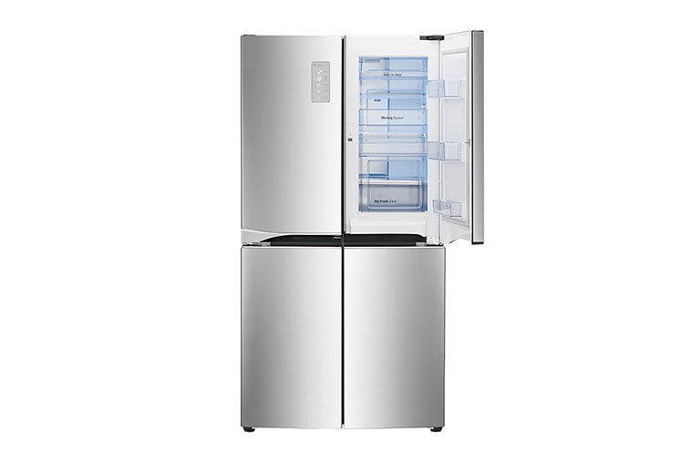 LG الباب في الباب جنبا إلى جنب بريميوم لامعة الحديثة الصلب الثلاجة, GR-M33FWCHL, thumbnail 1