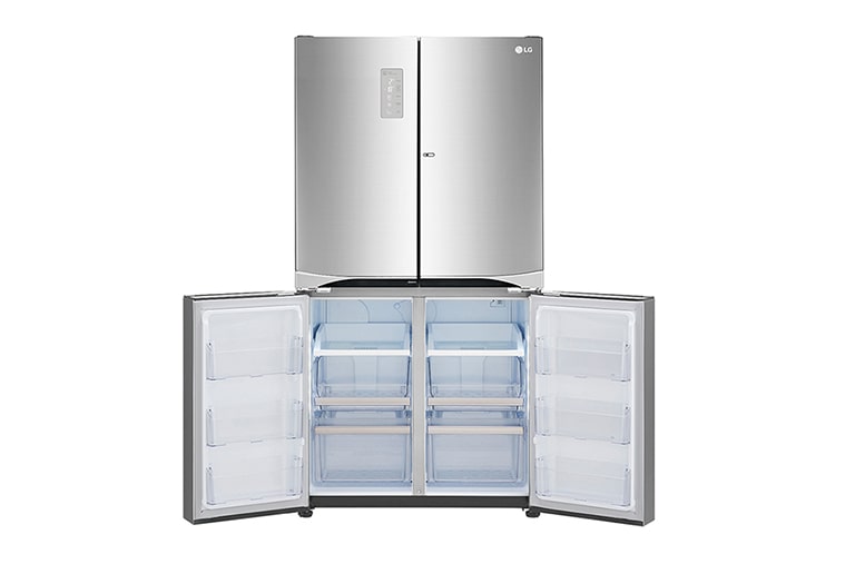 LG الباب في الباب جنبا إلى جنب بريميوم لامعة الحديثة الصلب الثلاجة, GR-M33FWCHL, thumbnail 4