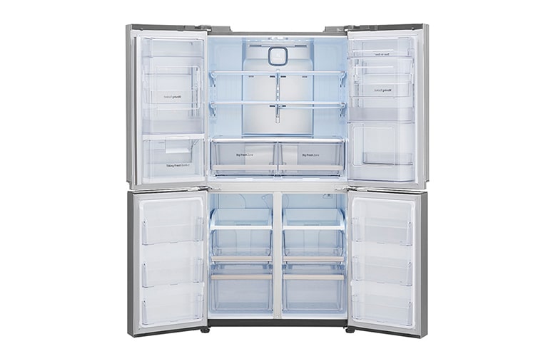 LG الباب في الباب جنبا إلى جنب بريميوم لامعة الحديثة الصلب الثلاجة, GR-M33FWCHL, thumbnail 5