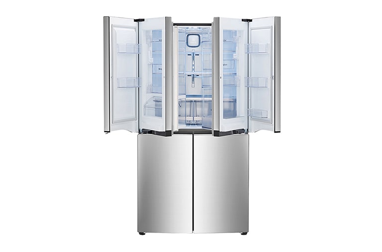 LG الباب في الباب جنبا إلى جنب بريميوم لامعة الحديثة الصلب الثلاجة, GR-M33FWCHL, thumbnail 6