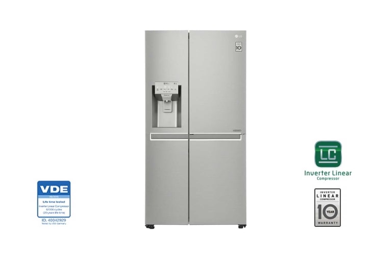 LG جديد ثلاجة الباب في الباب , GR-J257CLAV, thumbnail 1