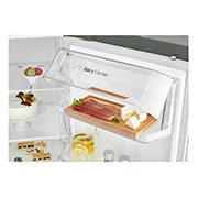 LG ثلاجة ذات بابين متجاورين، بلاتين فضي ، ضاغط طولي عاكس، سعة كبيرة، ™Smart Diagnosis, GR-B257SLLV, thumbnail 6