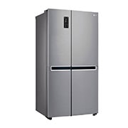 LG ثلاجة ذات بابين متجاورين، بلاتين فضي ، ضاغط طولي عاكس، سعة كبيرة، ™Smart Diagnosis, GR-B257SLLV, thumbnail 14