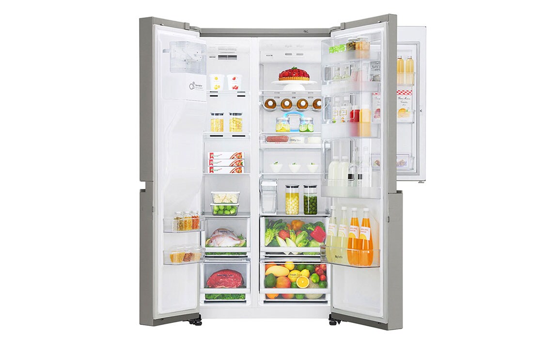 LG ثلاجة ببابين هائلة السعة بتقنية Door-in-Door™ الجديدة, GR-J257SLLV, thumbnail 2
