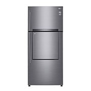 LG ثلاجة بمجمدة علوية، <br> ®Door-In-Door، ضاغط طولي عاكس، تقنية ™+HygieneFresh, GN-D732HLHU, thumbnail 2