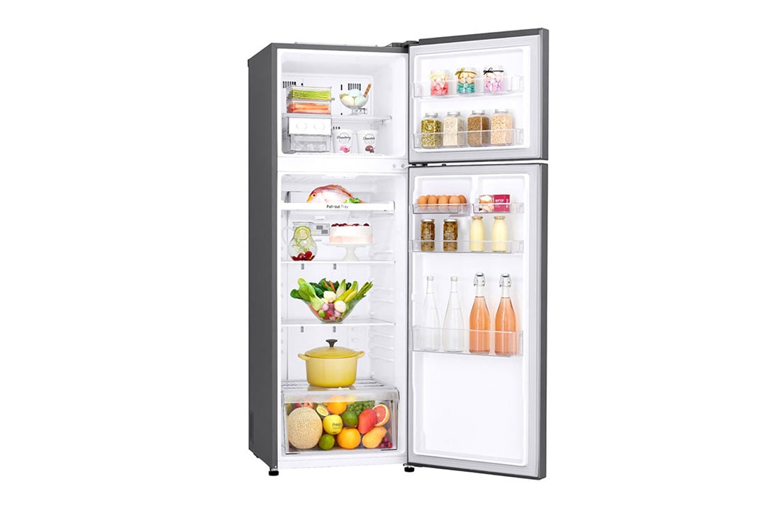 LG ثلاجة بمجمدة علوية، ضاغط طولي عاكس، تقنية ™+DoorCooling، تدفق هواء متعدد, GR-C432RLCN, thumbnail 9