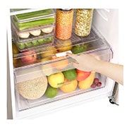 LG ثلاجة بمجمدة علوية، ضاغط طولي عاكس، تقنية ™+DoorCooling، تدفق هواء متعدد, GR-C432RLCN, thumbnail 5