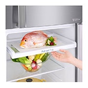 LG ثلاجة بمجمدة علوية، ضاغط طولي عاكس، تقنية ™+DoorCooling، تدفق هواء متعدد, GR-C402RLCN, thumbnail 5